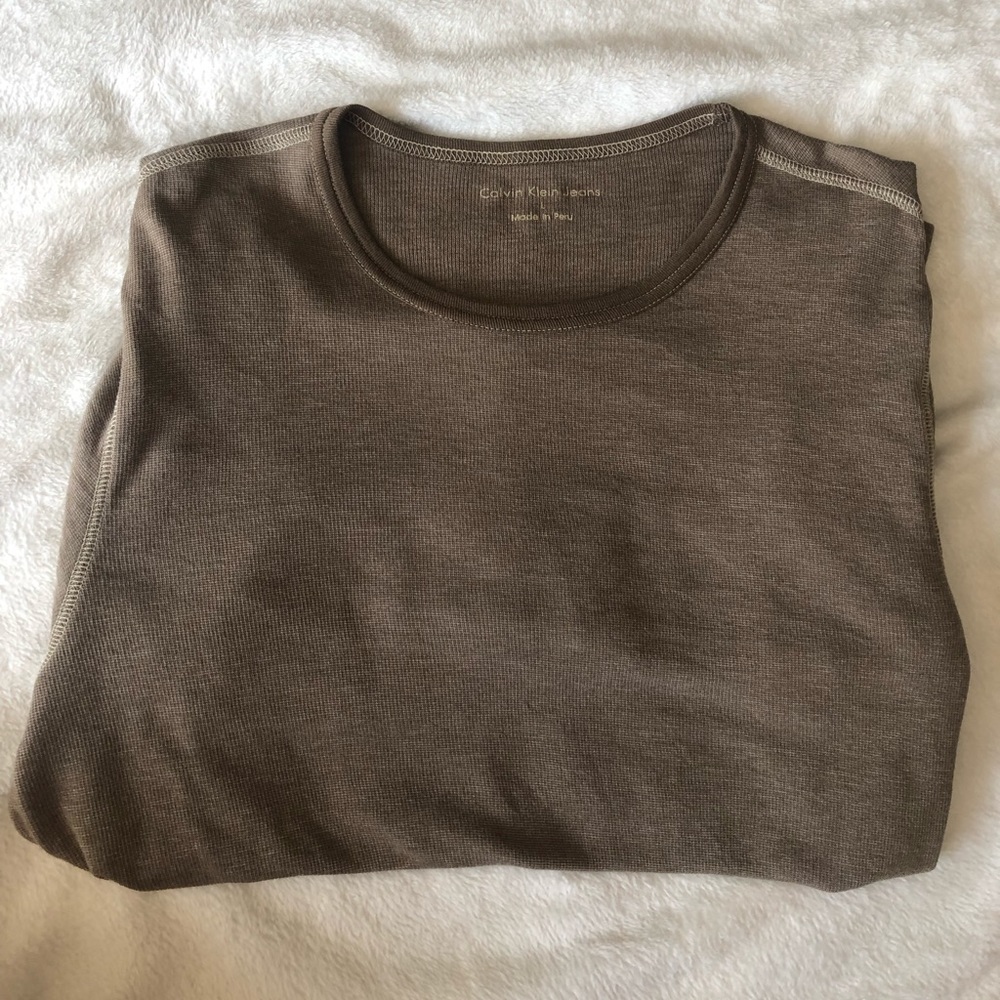 Brown Calvin Klein Jeans long sleeve shirt